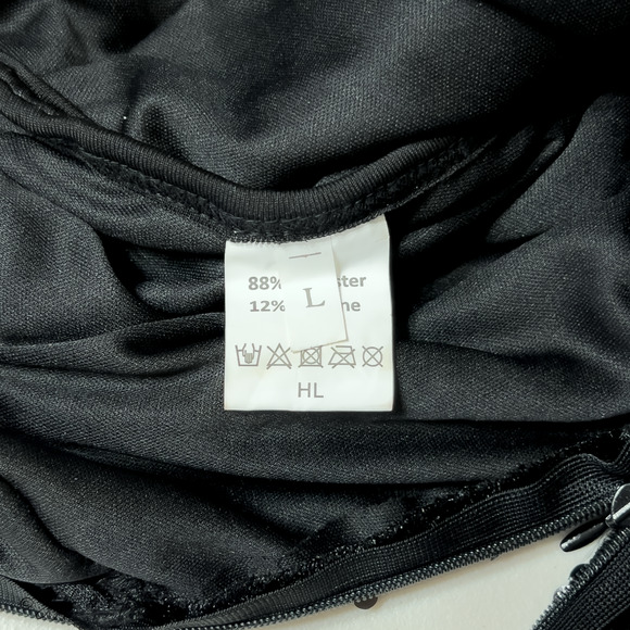 Sequin Whismigoth Ethereal Romper Rave Festival Bodysuit Dark Coquette Fairy Lg - Picture 3 of 4